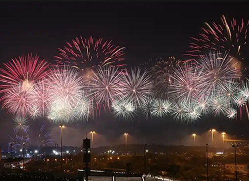 内乡县焰火晚会